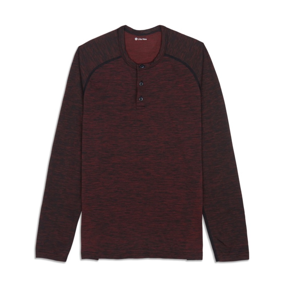 Lululemon Mens Long Sleeve Henley Size Large